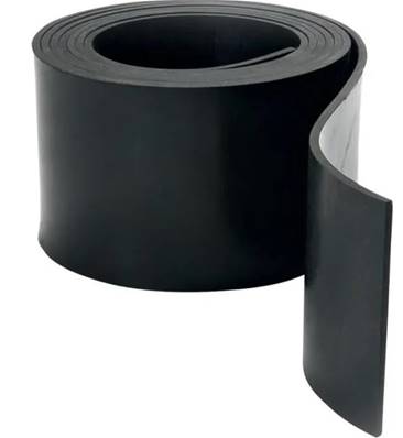 Bande NITRILE NBR Noir Largeur 20 MM Epaisseur 2 MM en rouleau de 5 Mètres