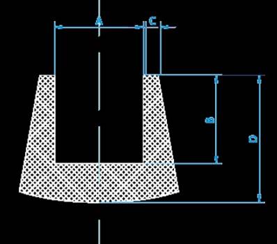 Embout Caoutchouc Ø25 mm Sachet de 10 Piéces